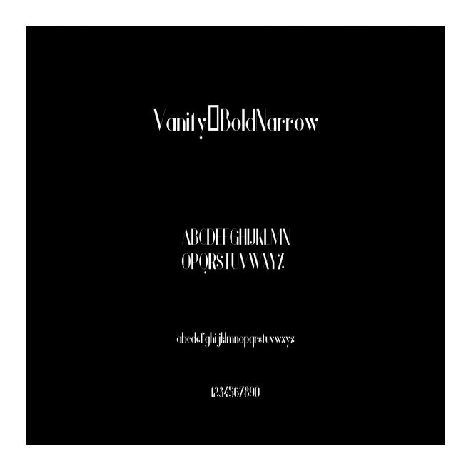 Vanity-BoldNarrow