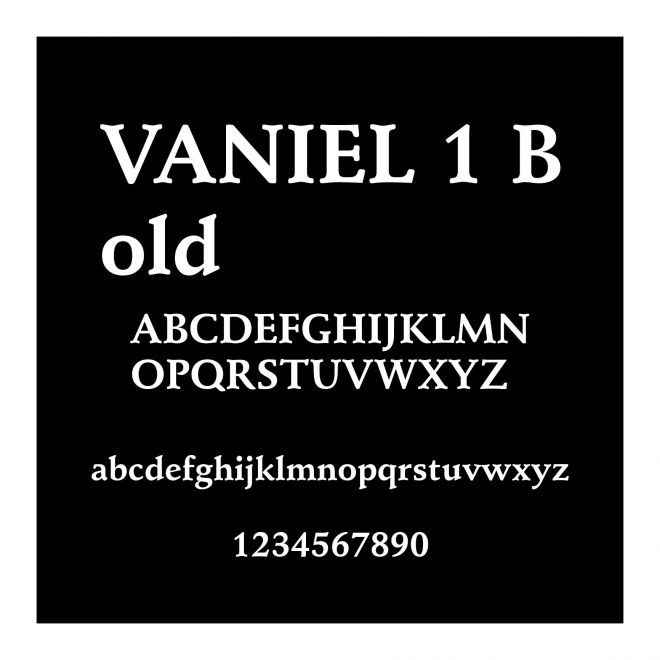 VANIEL 1 Bold