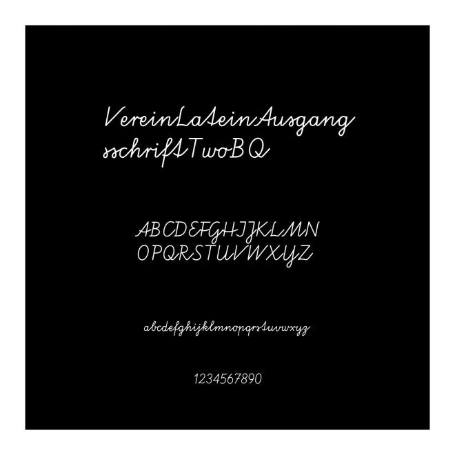 VereinLateinAusgangsschriftTwoBQ
