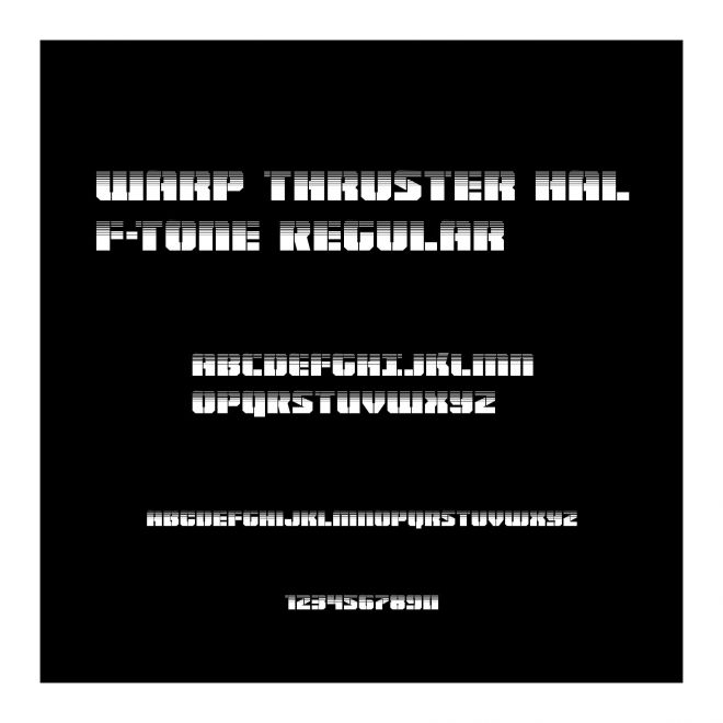 Warp Thruster Half-Tone Regular
