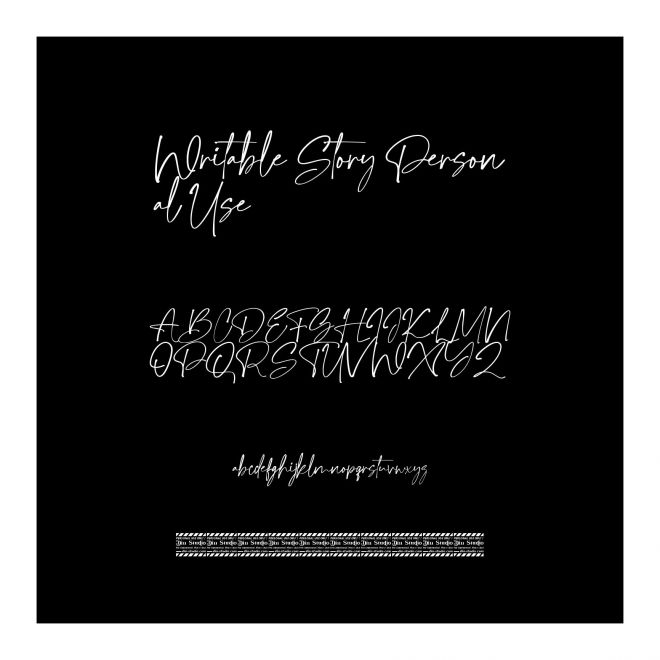 Writable Story Personal Use