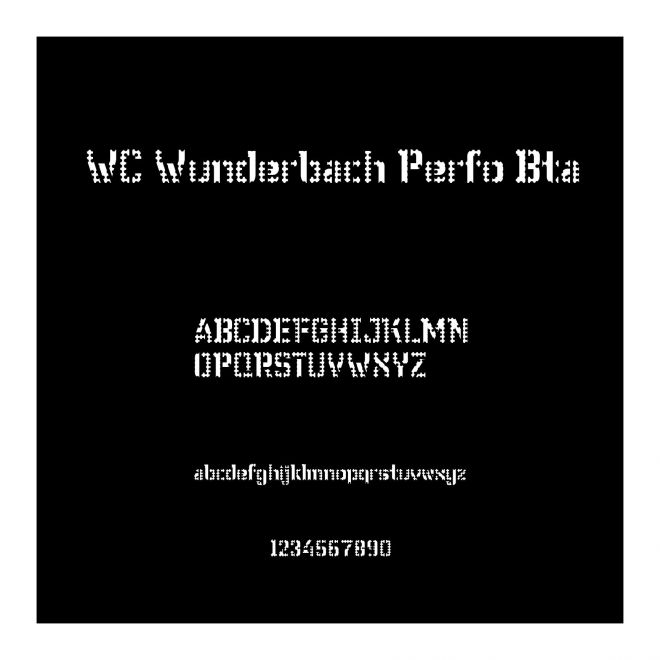 WC Wunderbach Perfo Bta
