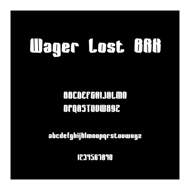 Wager Lost BRK