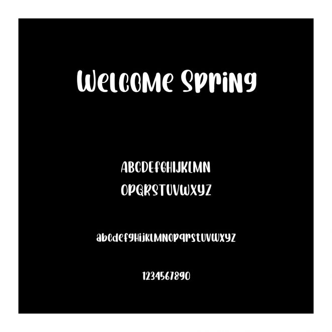 Welcome Spring