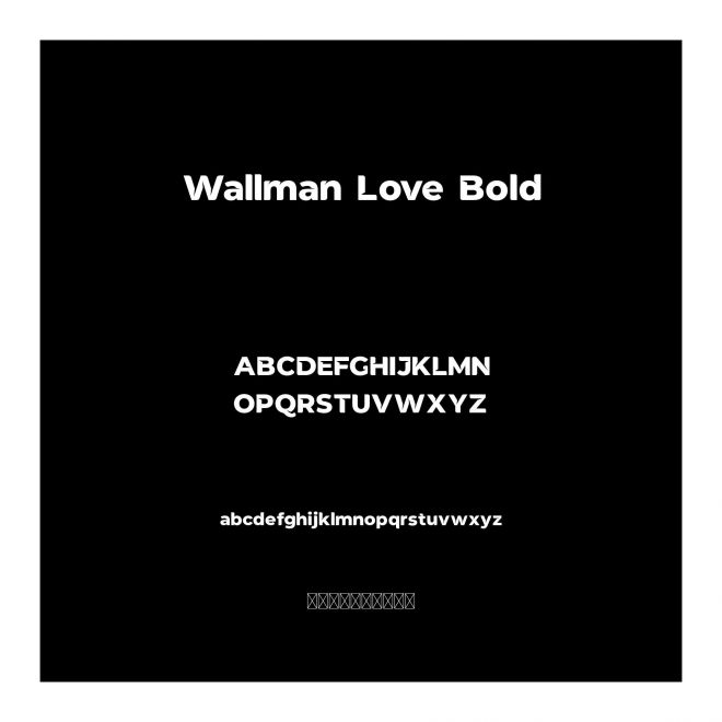 Wallman Love Bold