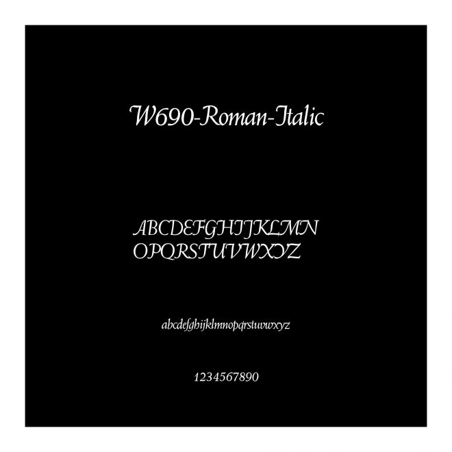 W690-Roman-Italic