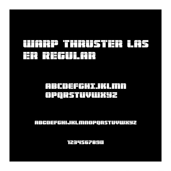 Warp Thruster Laser Regular