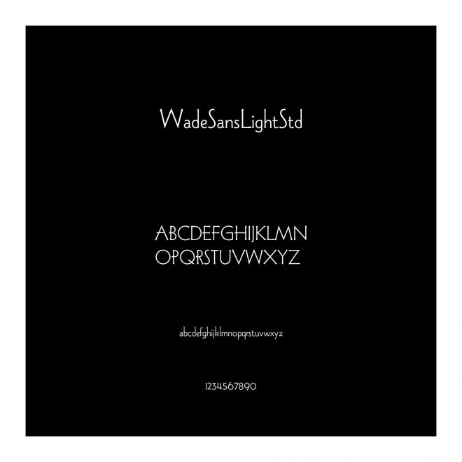 WadeSansLightStd