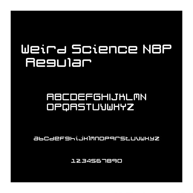 Weird Science NBP Regular
