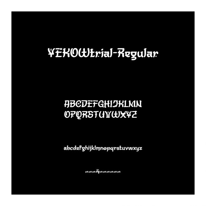 YEKOWtrial-Regular