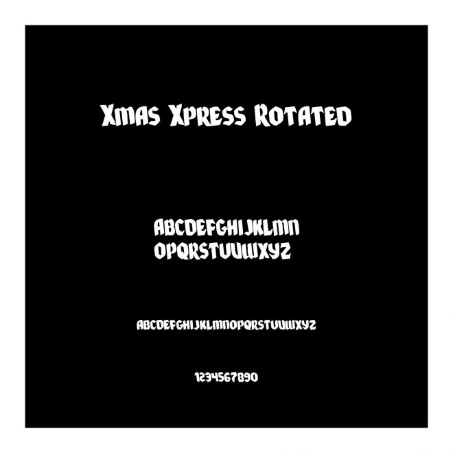 Xmas Xpress Rotated
