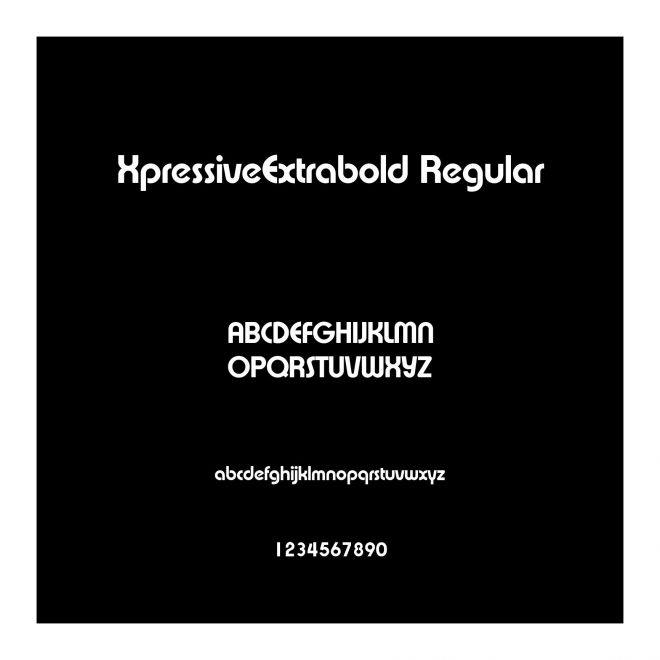 XpressiveExtrabold Regular