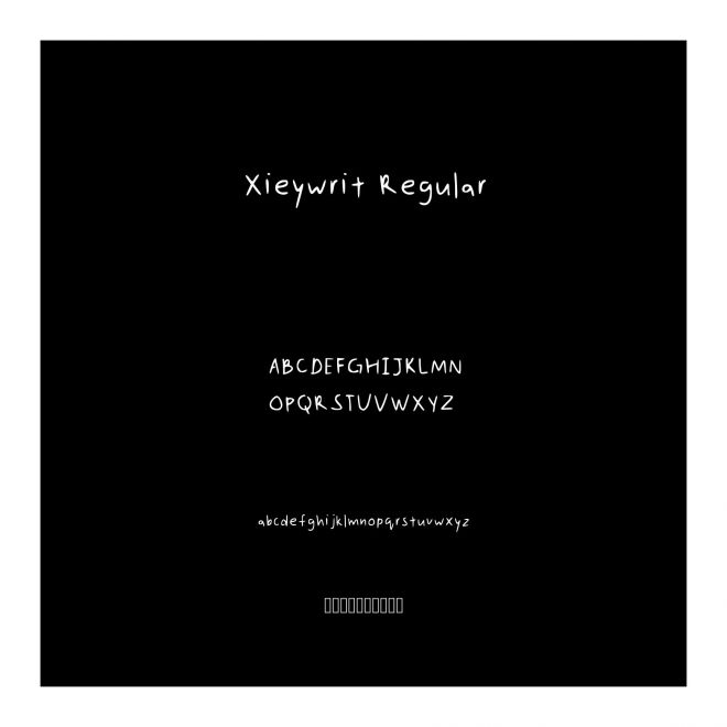 Xieywrit Regular