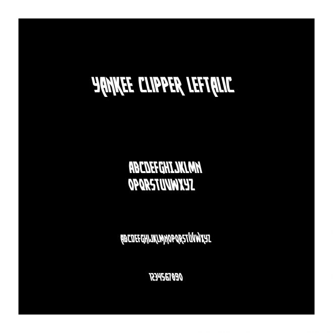 Yankee Clipper Leftalic