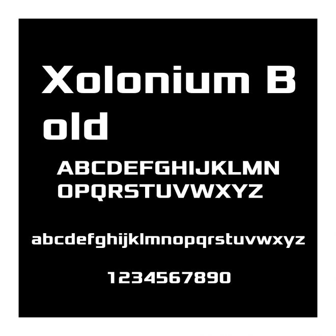 Xolonium Bold