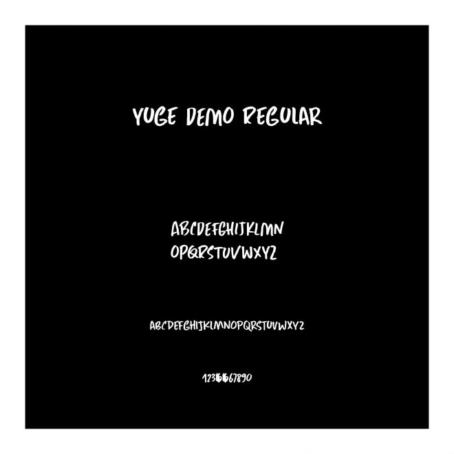Yuge DEMO Regular
