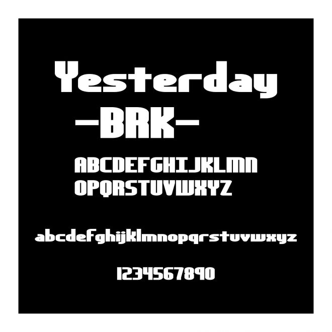 Yesterday -BRK-