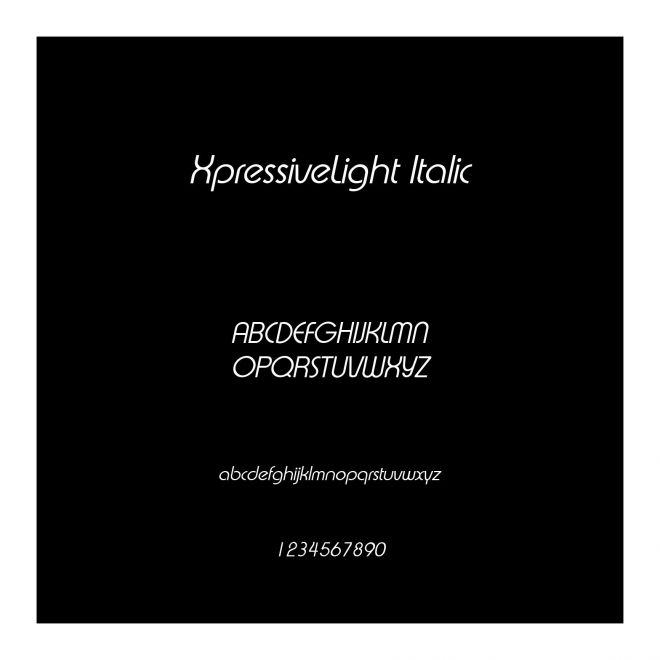 XpressiveLight Italic