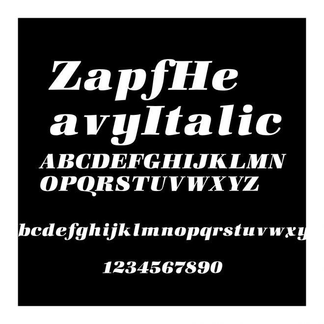 ZapfHeavyItalic