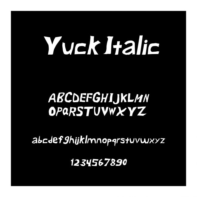 Yuck Italic