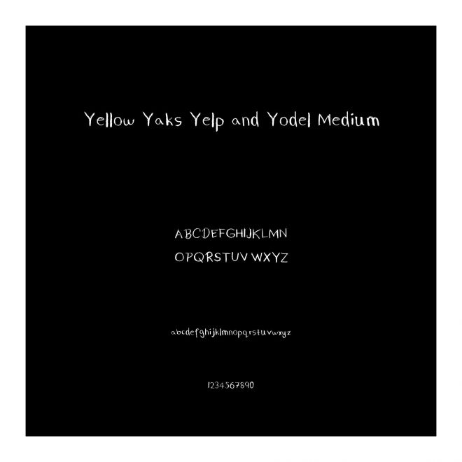 Yellow Yaks Yelp and Yodel Medium