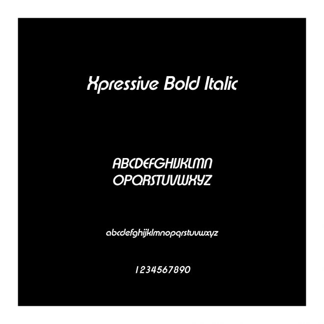 Xpressive Bold Italic