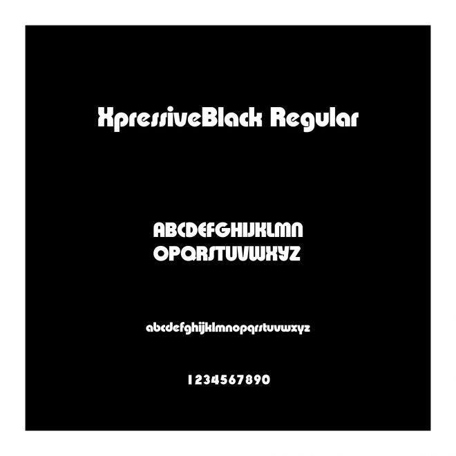 XpressiveBlack Regular