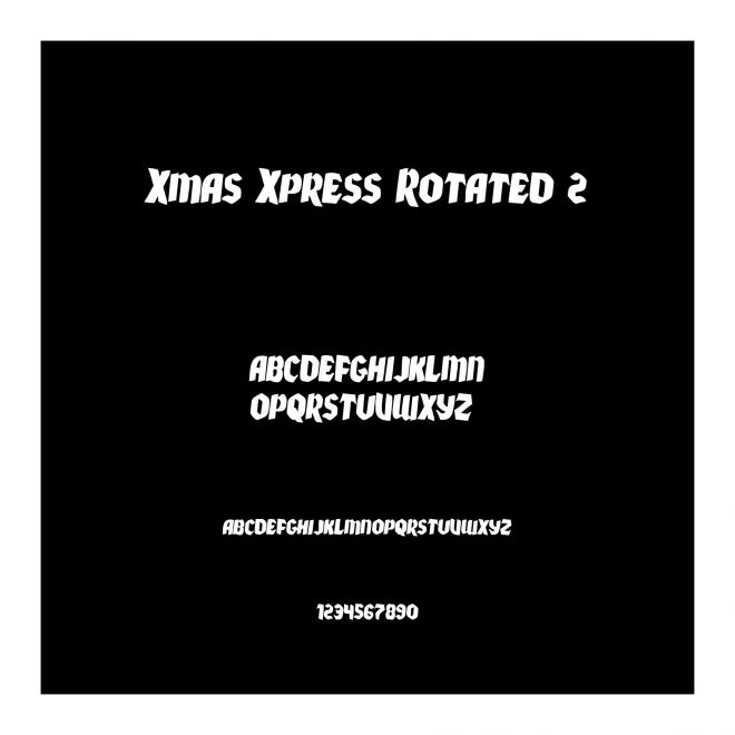 Xmas Xpress Rotated 2