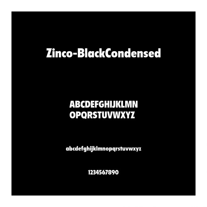 Zinco-BlackCondensed