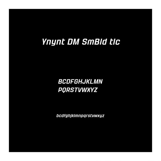 Yanyont DEMO SemiBold Italic