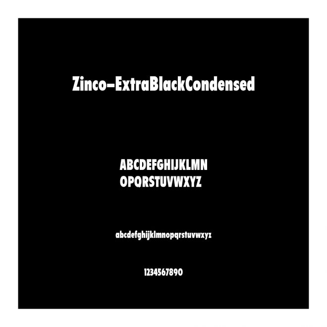 Zinco-ExtraBlackCondensed