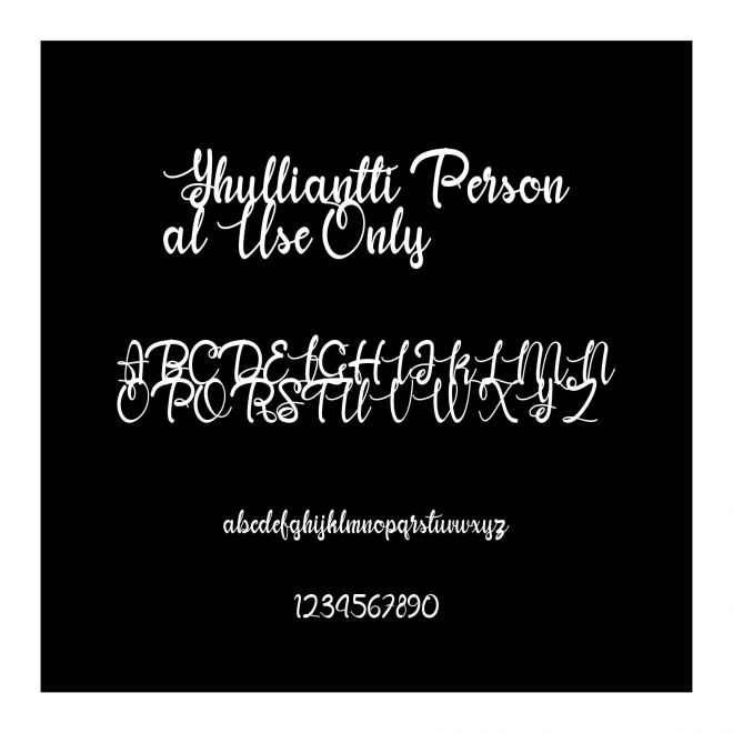 Yhulliantti Personal Use Only