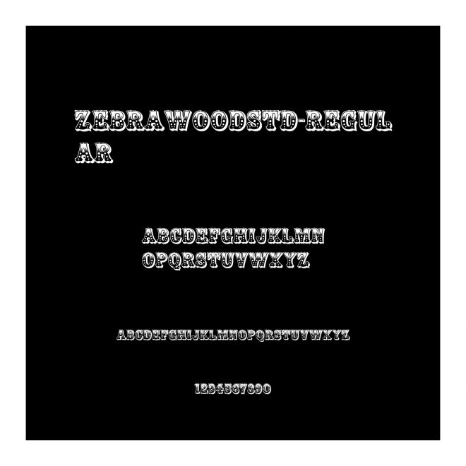 ZebrawoodStd-Regular
