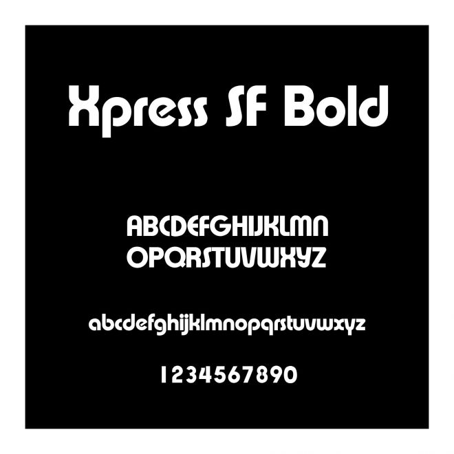 Xpress SF Bold
