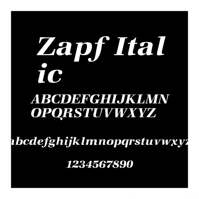 Zapf Italic