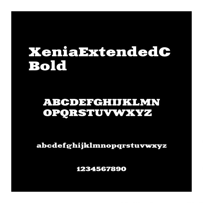 XeniaExtendedC Bold