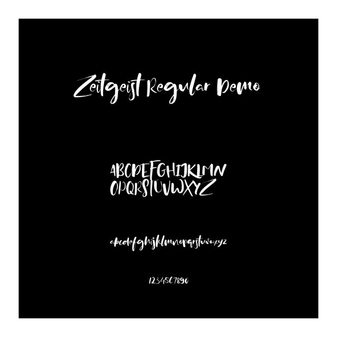 Zeitgeist Regular Demo