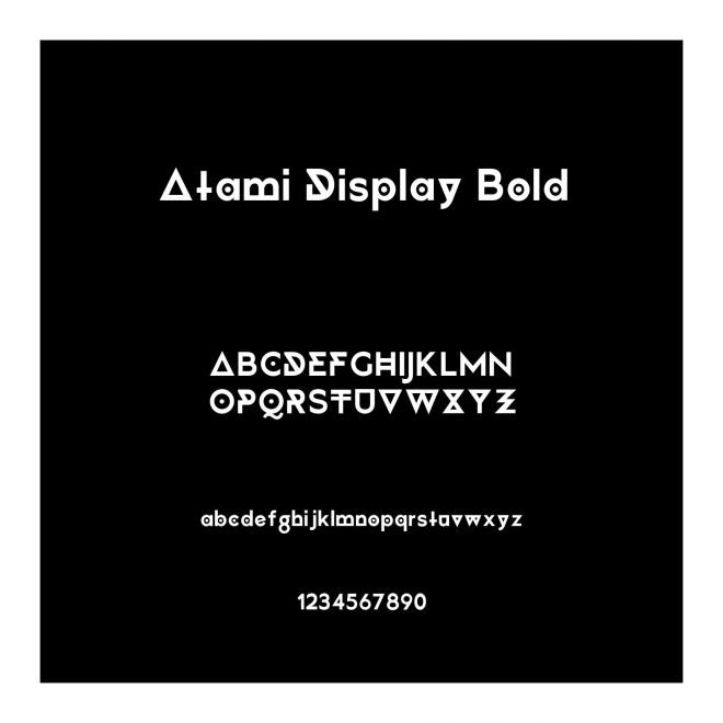 Atami Display Bold