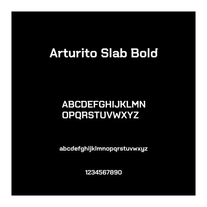 Arturito Slab Bold