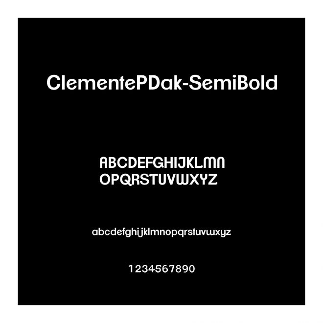 ClementePDak-SemiBold