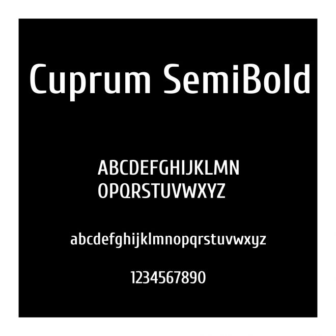 Cuprum SemiBold