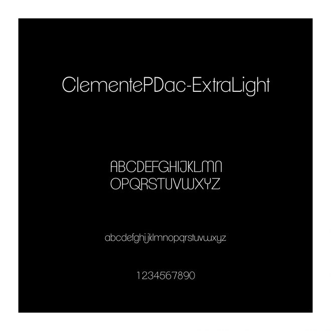 ClementePDac-ExtraLight
