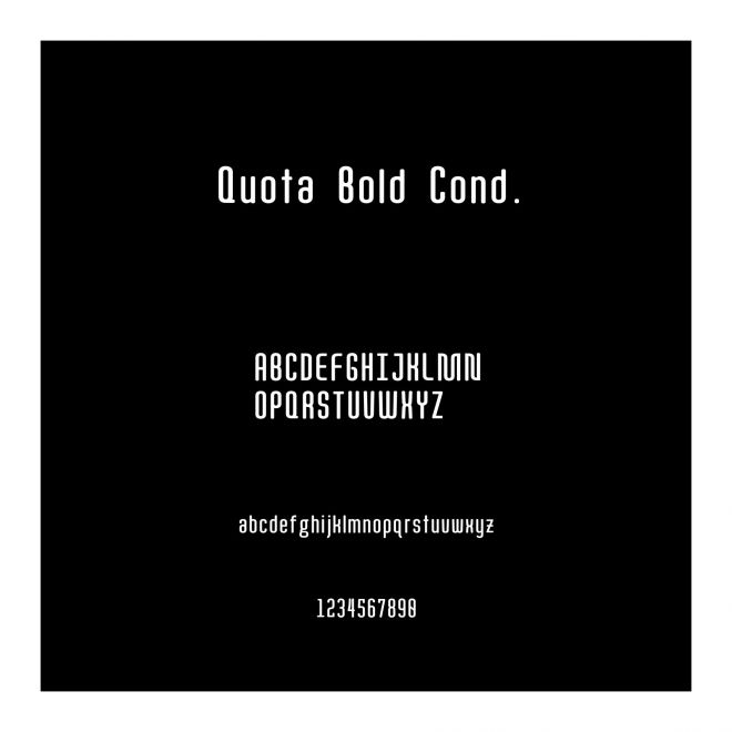 Quota Bold Cond.