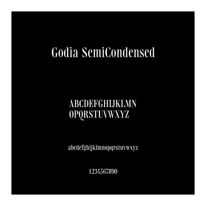 Godia SemiCondensed