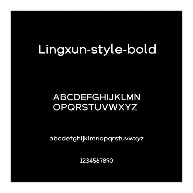 Lingxun-style-bold