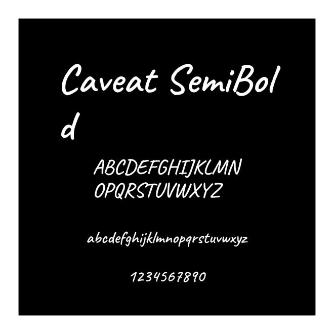 Caveat SemiBold