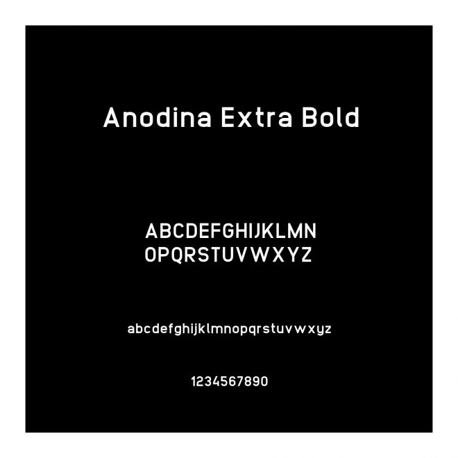 Anodina Extra Bold