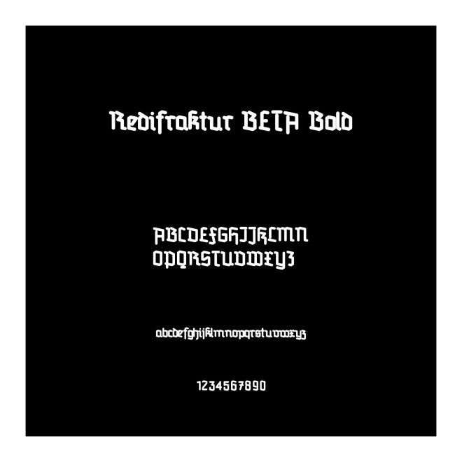 Redifraktur BETA Bold
