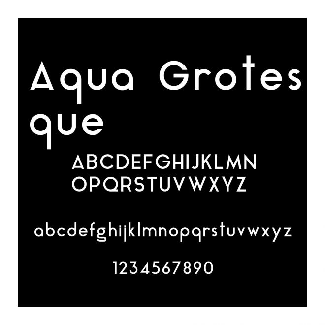 Aqua Grotesque