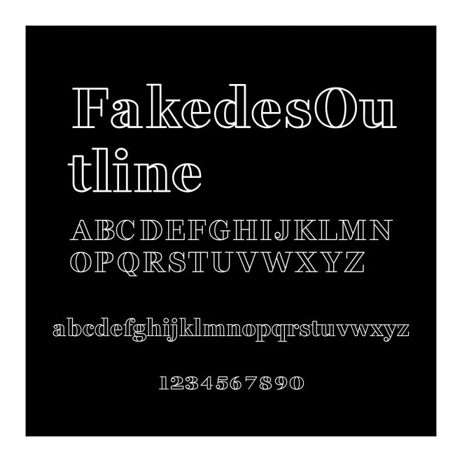 FakedesOutline